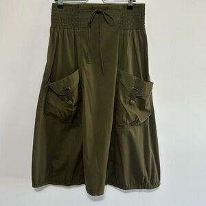 XCVI army green skirt​